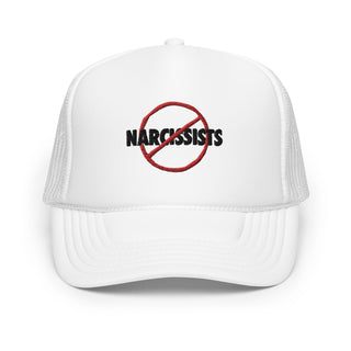 No Narcissists Foam trucker hat